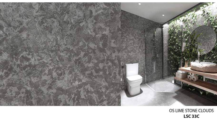 TOP 7 màu sơn trang trí phòng tắm được dùng nhiều nhất Màu đá limestone