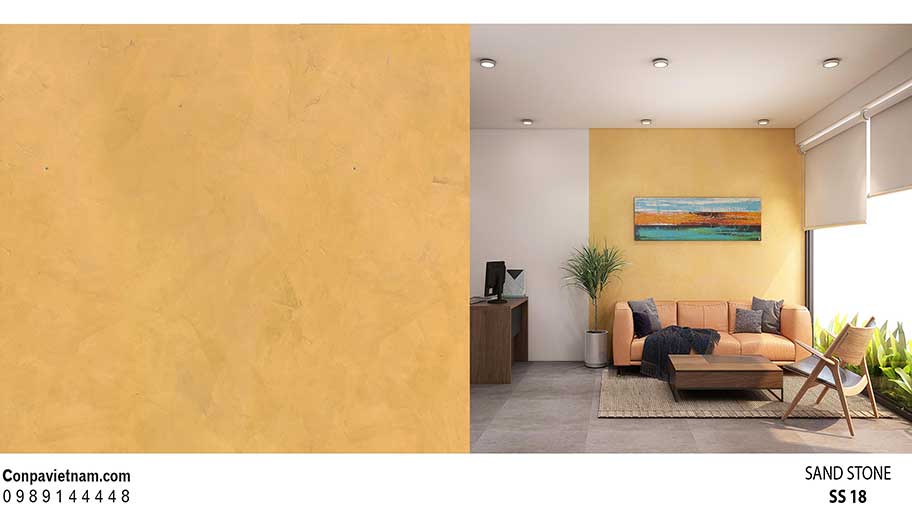 Tư vấn TOP 7 màu sơn trang trí phòng tắm đẹp hiện đại Mã màu Sand stone - SS 18