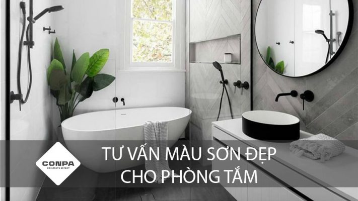 tư vấn màu sơn đẹp cho phòng tắm