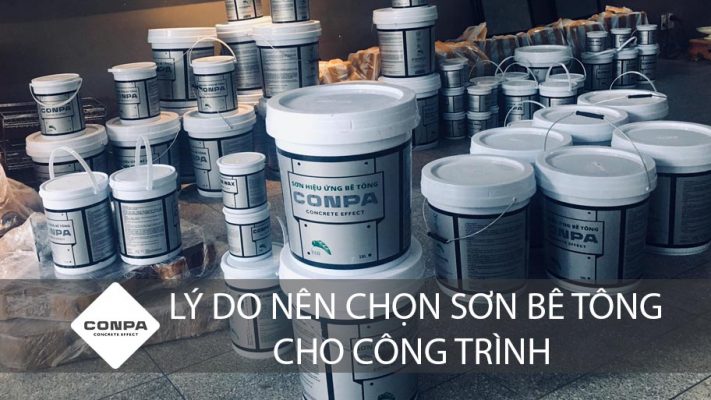 lý do nên chọn sơn bê tông cho công trình