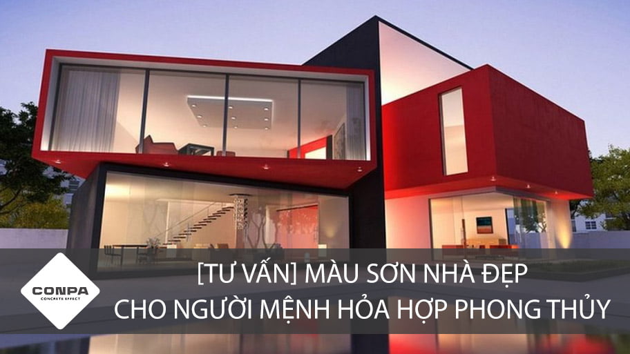 Những màu sơn đẹp cho người mệnh Hỏa hợp phong thủy