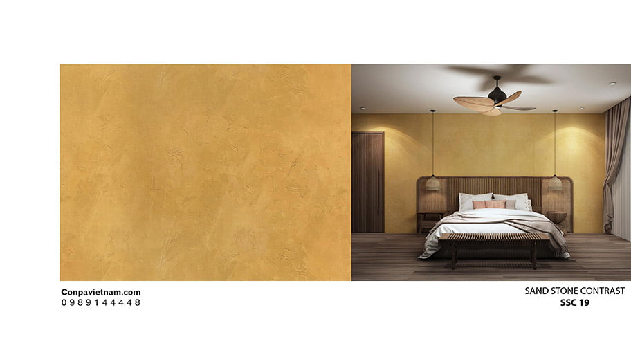 Màu vàng có hiệu ứng tương phản mạnh, tạo nên sự cá tính cho không gian