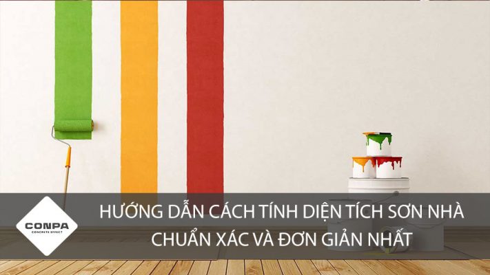 Hướng dẫn cách tính diện tích sơn nhà