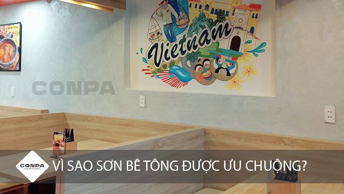 Vì sao sơn hiệu ứng bê tông lại được ưa chuộng?