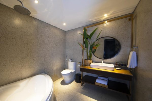 Sơn giả bê tông là gì? Hướng dẫn thi công, Địa chỉ liên hệ và Báo giá Phòng tắm alagon hotel tại Sài Gòn