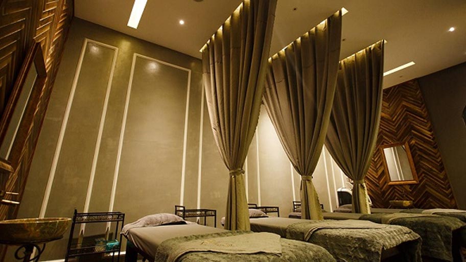 sơn hiệu ứng bê tông cho spa độc đáo