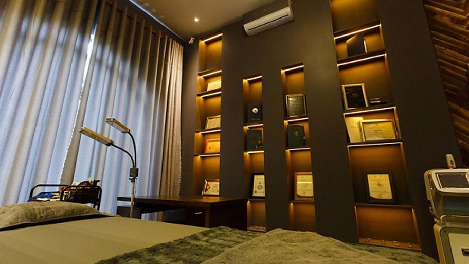 Sơn hiệu ứng đẹp cho spa 