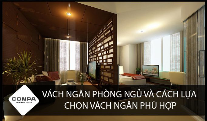 Vách ngăn phòng ngủ và cách lựa chọn vách ngăn phù hợp