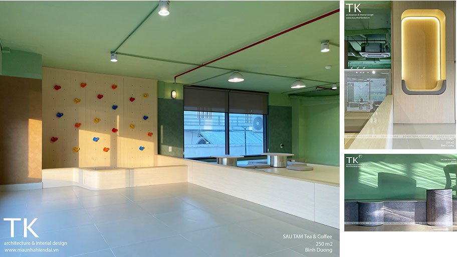 Sáu tám coffee - màu xanh Mallard green