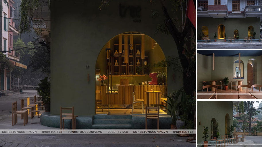 Tone xanh trầm màu núi rừng