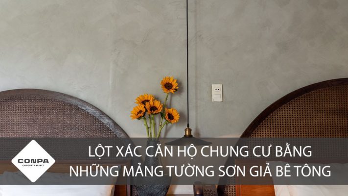 Sơn giả bê tông chung cư