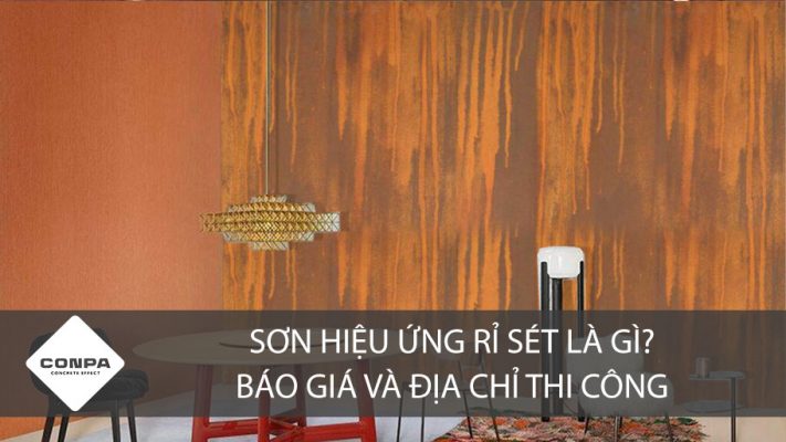 Sơn hiệu ứng rỉ sét là gì?