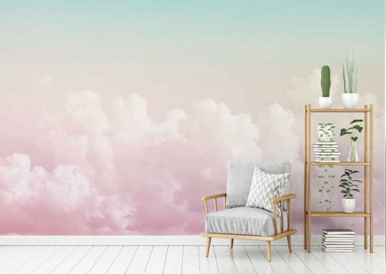 Gợi ý màu tường nhà sơn hình đám mây đẹp