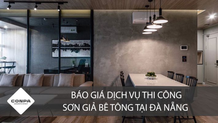 Thi công sơn giả bê tông tại Đà Nẵng