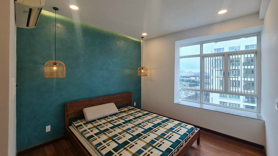 Chọn Màu Sơn Phòng Ngủ Đẹp Kết Hợp Sơn Hiệu Ứng Bê Tông Theo Phong Thủy Phòng ngủ mệnh mộc