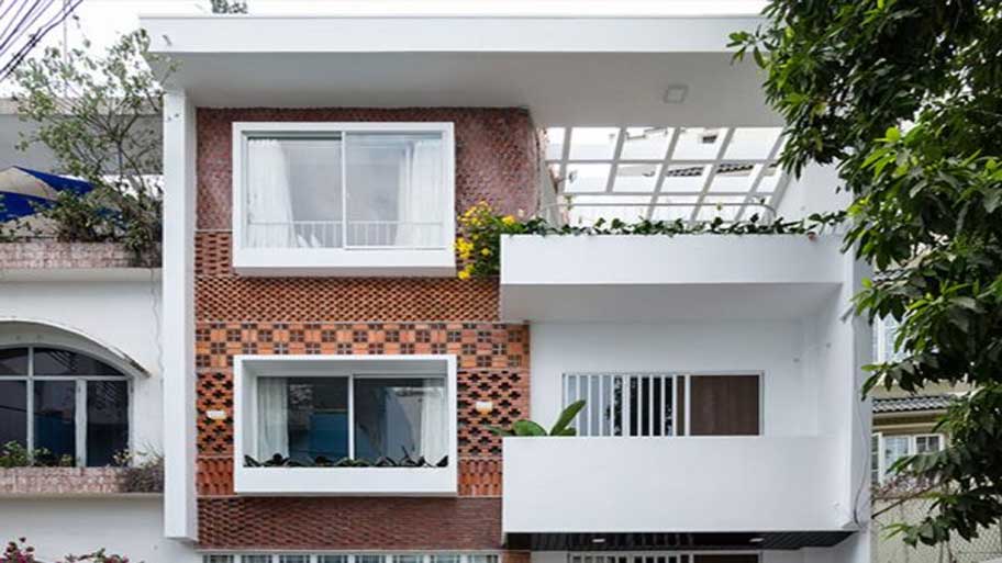 Gợi ý xu hướng phối màu gạch nền với màu tường đẹp - độc đáo Kết hợp sơn ngoại thất và gạch lát tường