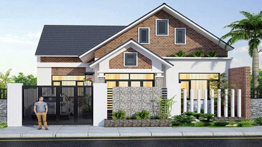 Gợi ý xu hướng phối màu gạch nền với màu tường đẹp - độc đáo Phối màu gạch với sơn ngoại thất