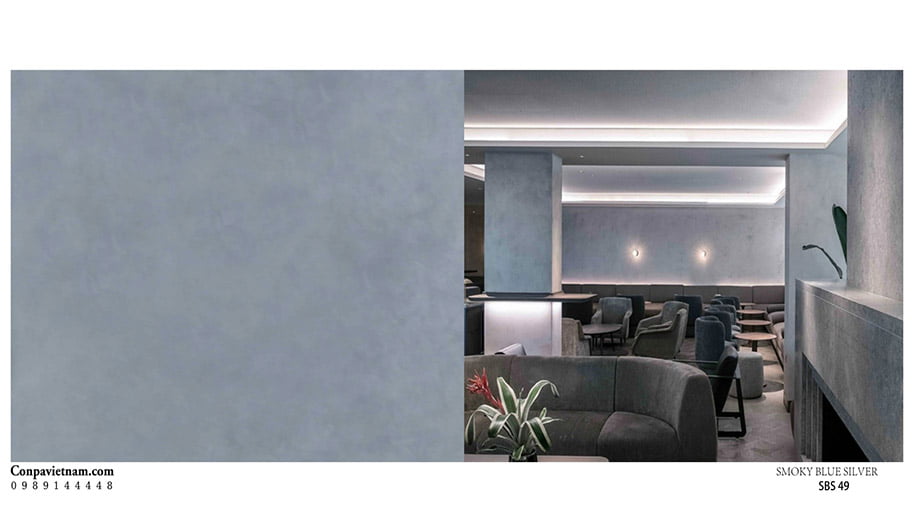 Màu xanh bạc - phối xanh và ghi sáng