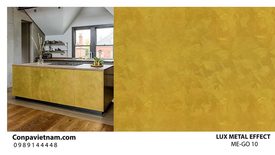 Màu sơn kim loại tone vàng tạo sự độc đáo, cá tính