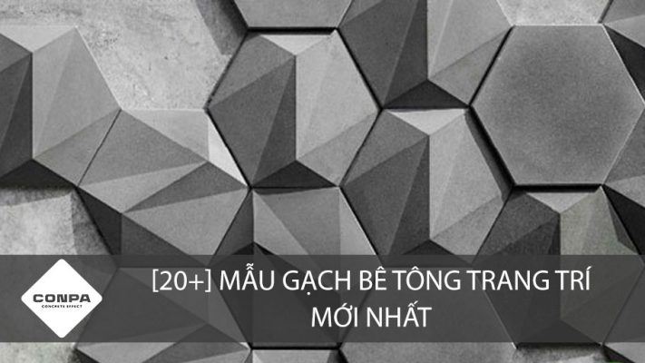 Mẫu gạch bê tông trang trí
