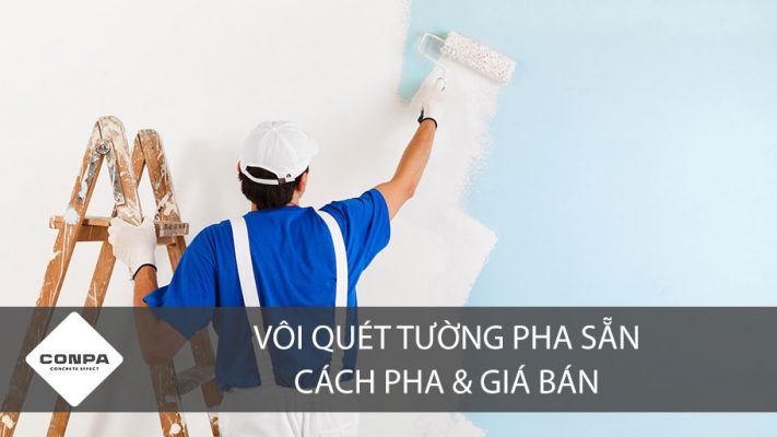 Vôi quét tường pha sẵn