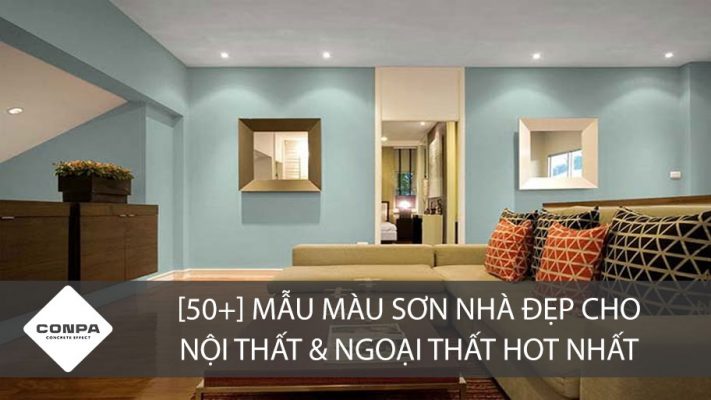 Mẫu màu sơn nhà đẹp