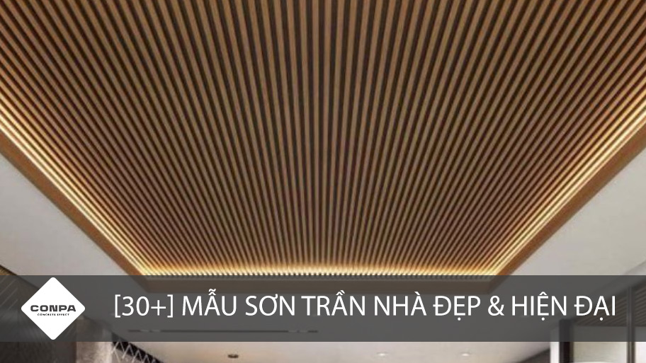 Mẫu sơn trần nhà đẹp