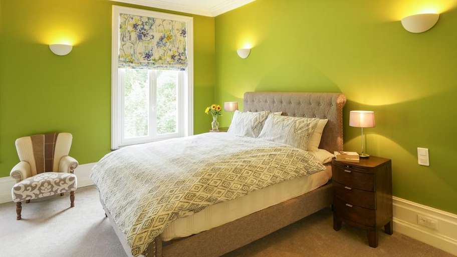 Sơn nhà màu xanh ấn tượng, độc đáo