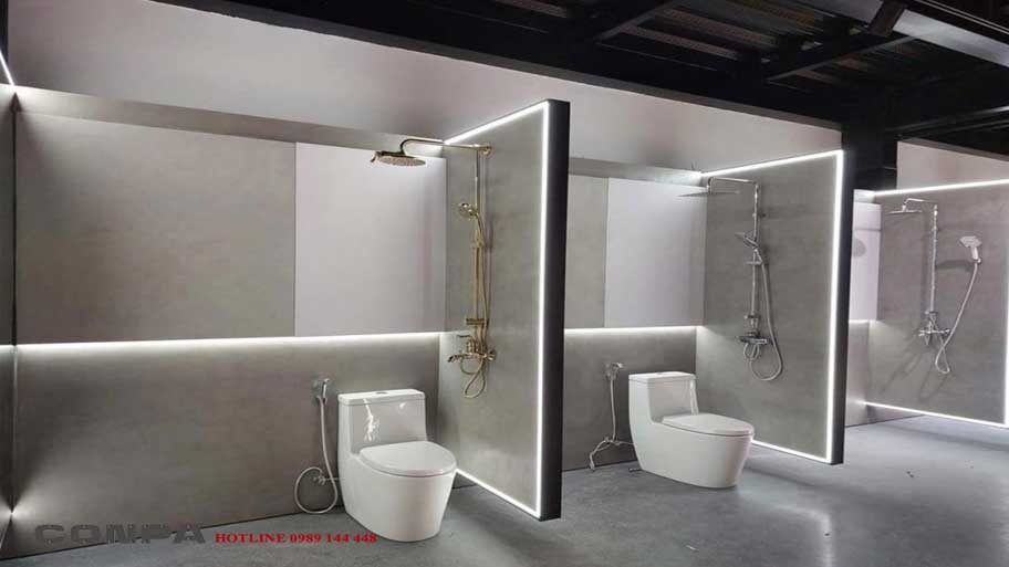 Màu sơn phòng tắm JPK Võ Droup Đà Nẵng - Dự án Conpa