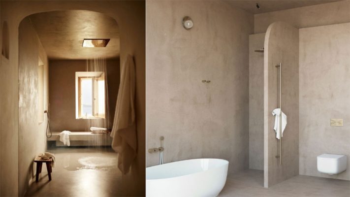 Sơn giả bê tông là gì? Hướng dẫn thi công, Địa chỉ liên hệ và Báo giá Phòng tắm là một trong những vị trí dễ dàng bị thấm tường nhất