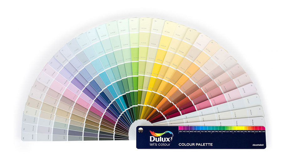Bảng màu sơn vô cùng phong phú của hãng sơn Dulux
