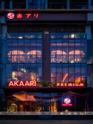 Nhà hàng Nhật Akaari Premium - Đối tác sơn Conpa
