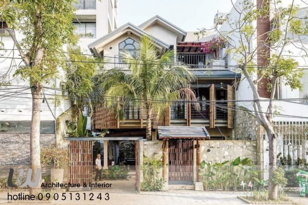 Biệt thự nghỉ dưỡng Mây Casa nhìn từ bên ngoài 