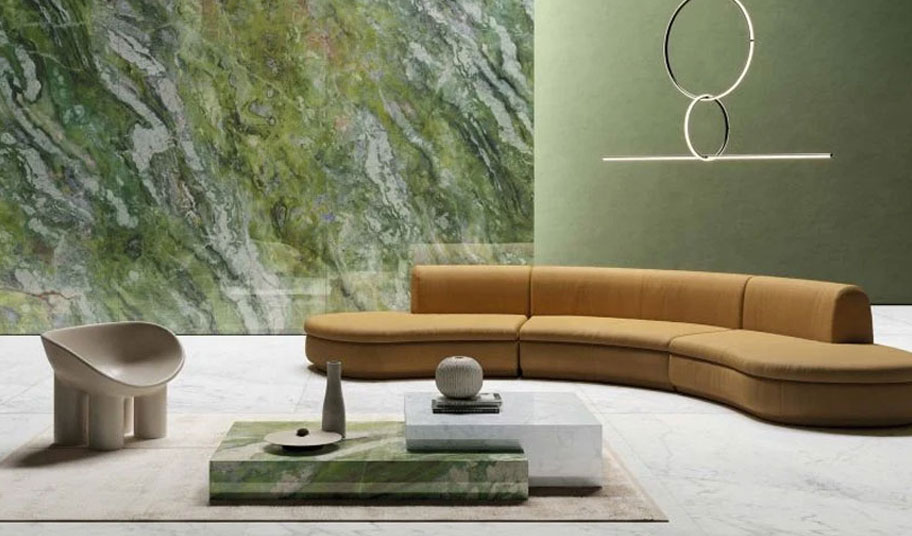 Sơn giả đá màu xanh ngọc phù hợp với các kiểu kiến trúc khác nhau