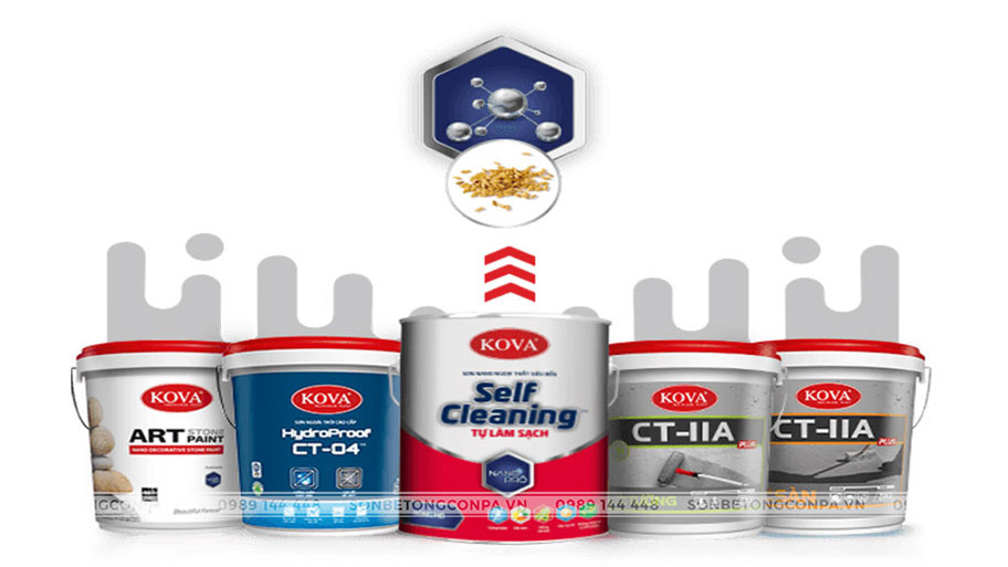 Các dòng sơn hãng KOVA