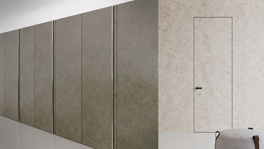 Mẫu cửa sơn giả bê tông được yêu thích