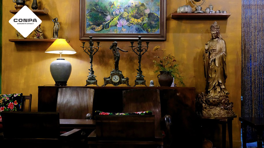 Sơn rỉ sét - Điểm nhấn cho công trình kiến trúc của bạn Sơn rỉ sét Vintage tại cà phê Trịnh Hà Nội