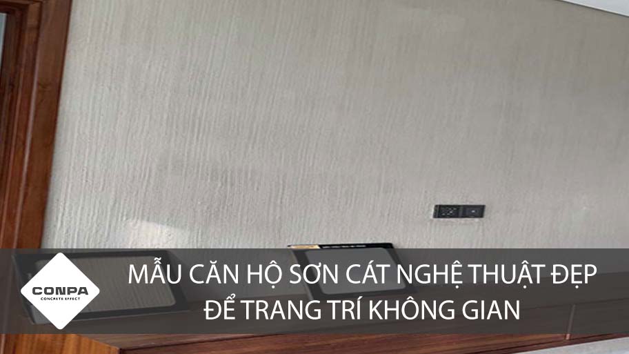 Mẫu căn hộ sơn cát nghệ thuật
