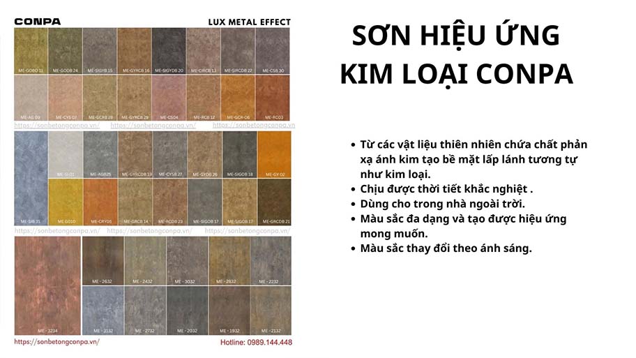 Sơn hiệu ứng kim loại - Những điều cần chú ý trong quá trình thi công Chọn loại sơn chất lượng