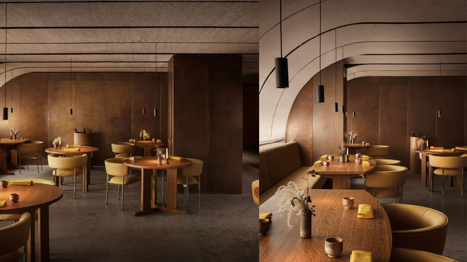 Top những công trình đẹp sử dụng sơn hiệu ứng kim loại Nhà hàng - Công trình sơn hiệu ứng kim loại