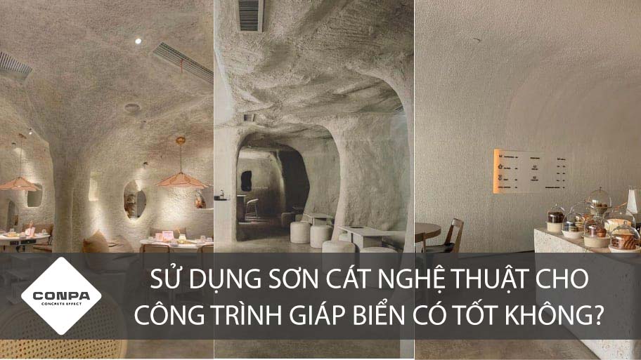 Sử dụng sơn cát cho công trình giáp biển
