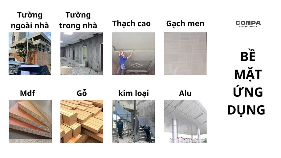 Những kinh nghiệm & lưu ý cần phải biết khi mua sơn đá Kinh nghiệm mua sơn đá - Xác định trước bề mặt cần sơn