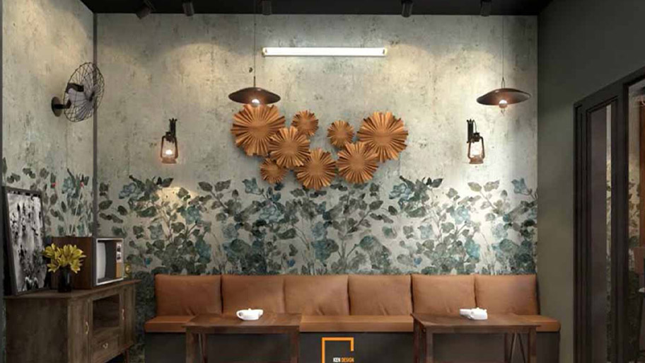 Tổng hợp top các mẫu quán cà phê đẹp sử dụng sơn hiệu ứng kim loại Quán cafe phong cách cổ điển dùng sơn kim loại