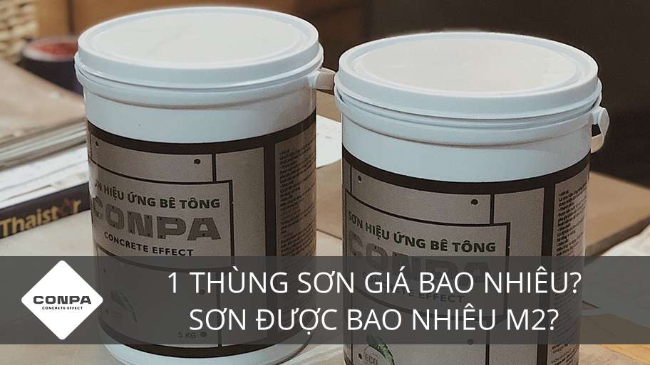 1 thùng sơn giá bao nhiêu tiền? Sơn được bao nhiêu m2? Biết giá thùng sơn để lên kế hoạch thi công phù hợp
