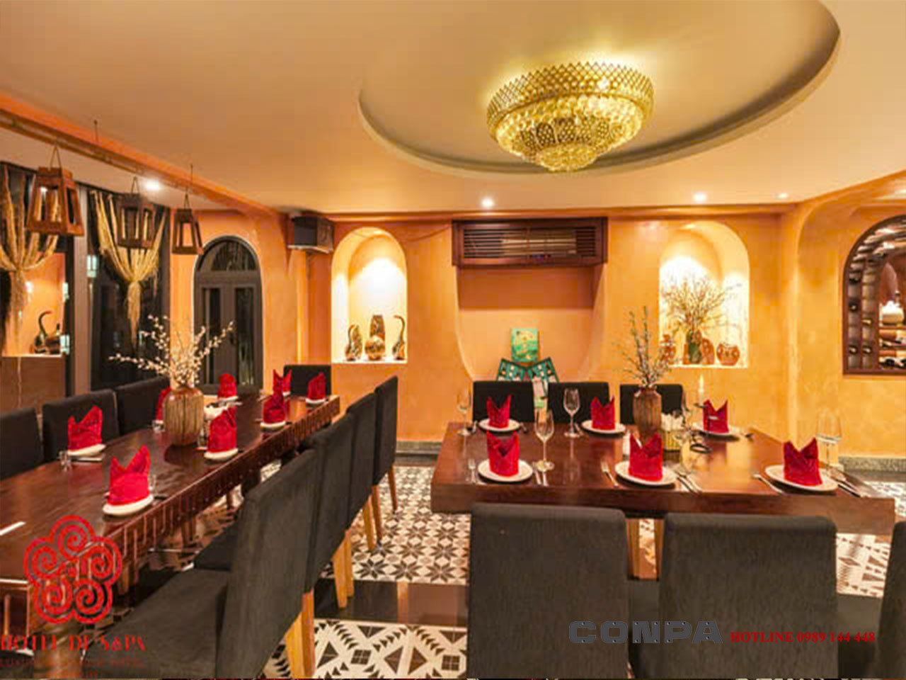HOTEL DE SAPA - LÀO CAI Không gian khách sạn nhà hàng De SAPA - Lào Cai