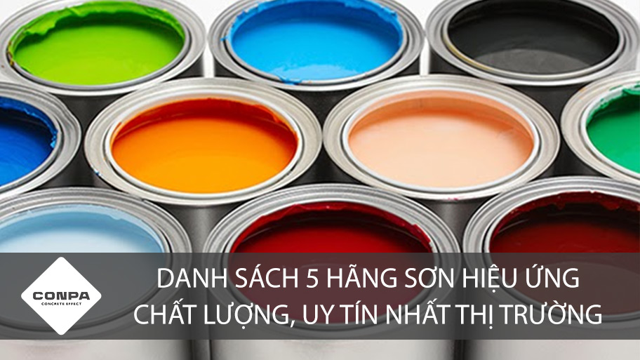 Các hãng sơn hiệu ứng uy tín, chất lượng mà bạn nên biết