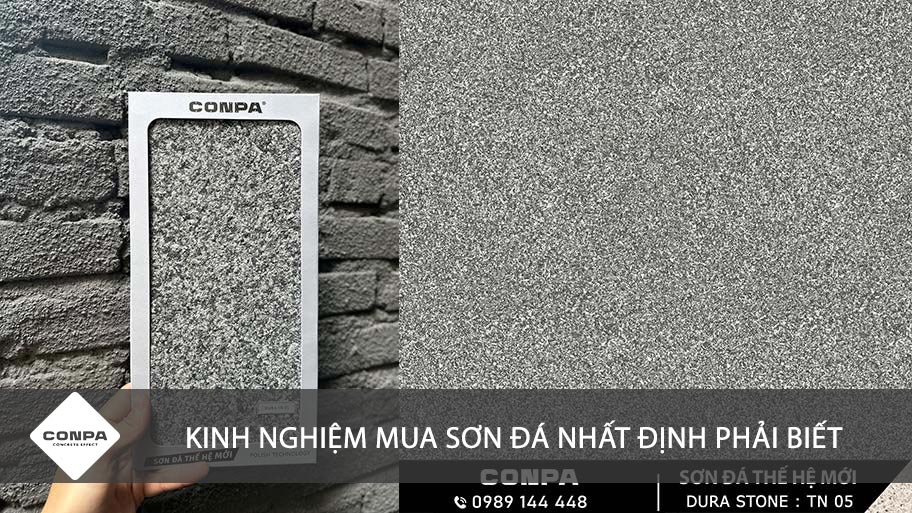 Kinh nghiệm mua sơn đá mà ai cũng nên biết