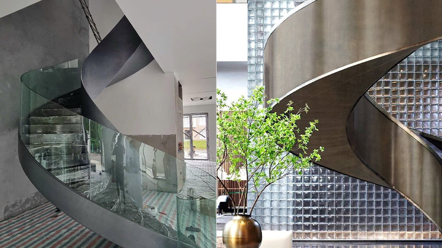 Mẫu kiến trúc sử dụng sơn hiệu ứng kim loại