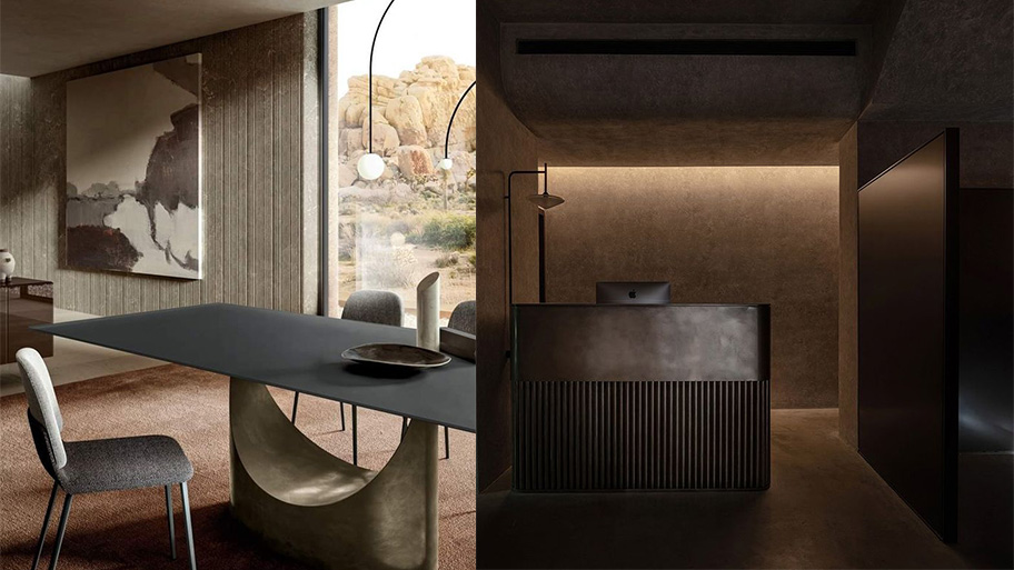 Mẫu kiến trúc sử dụng sơn kim loại thật