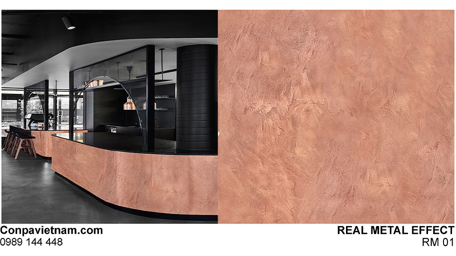 Mẫu sơn kim loại thật RM01